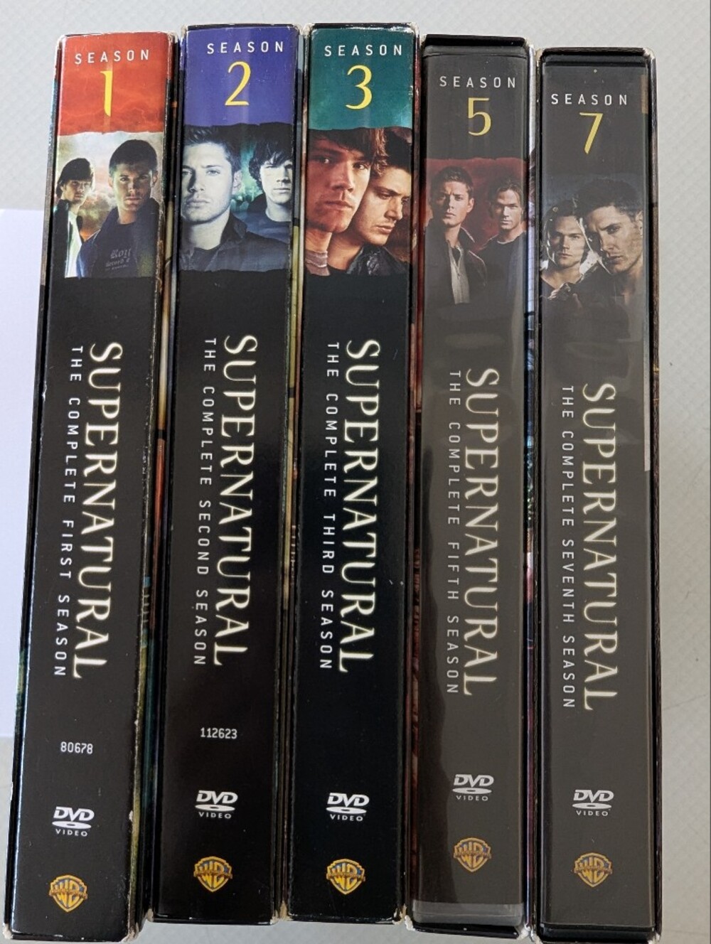 EC SUPER NATURAL SEASON 1, 2, 3, 5 & 7